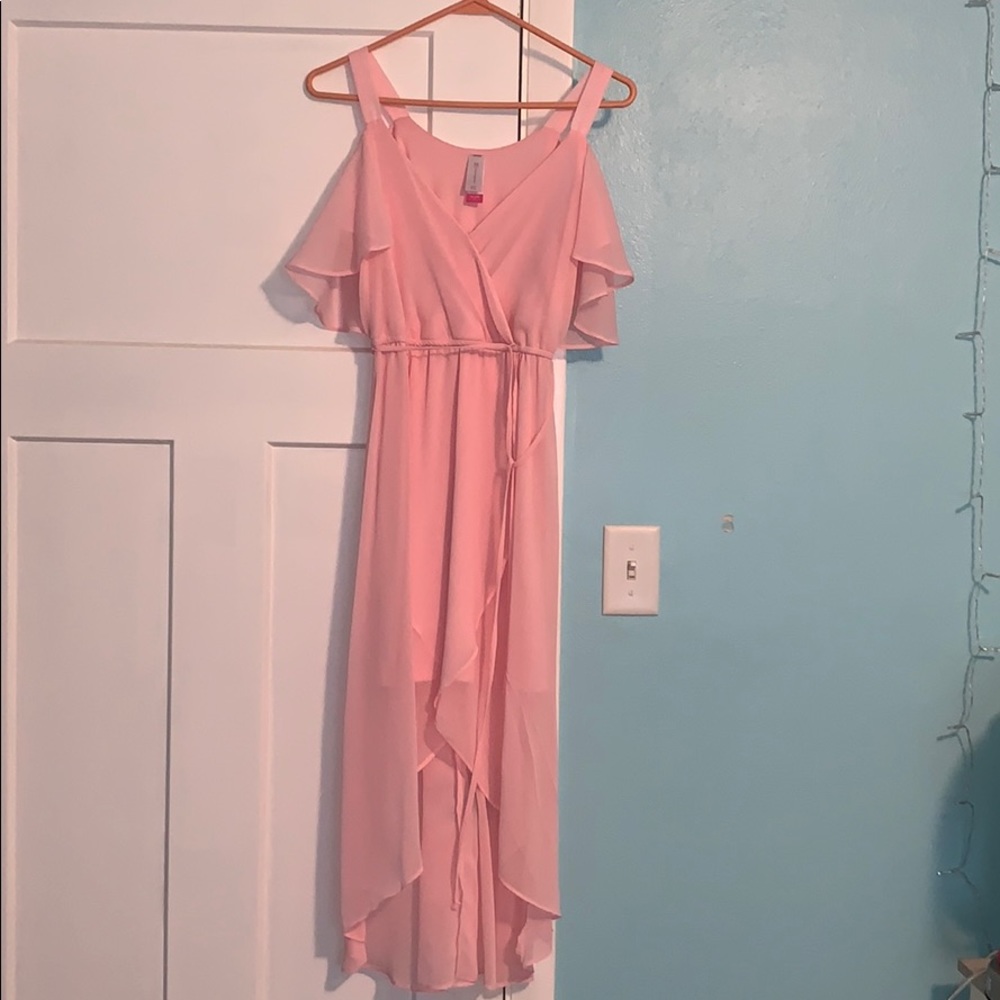 Summer pink dress